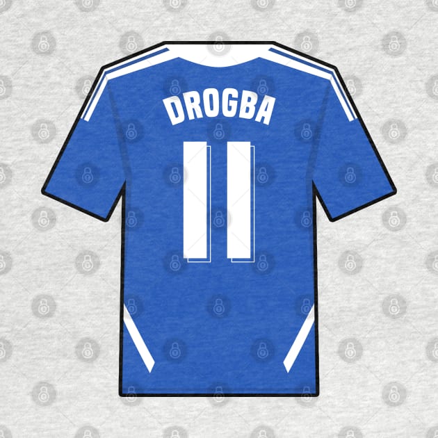 Drogba Chelsea 11/12 UCL Winner Jersey by Footscore